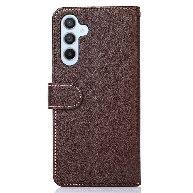 Samsung Galaxy S24+ Hülle - Business Leder Bookcover Series - braun