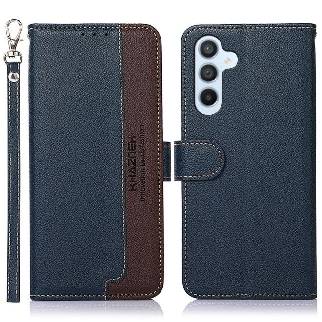 Samsung Galaxy S24+ Hülle - Business Leder Bookcover Series - blau