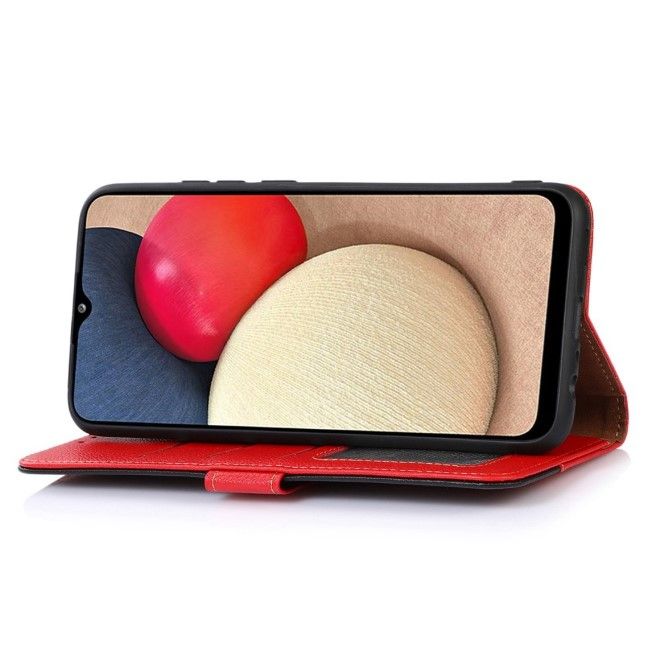 Samsung Galaxy S24+ Hülle - Business Leder Bookcover Series - rot