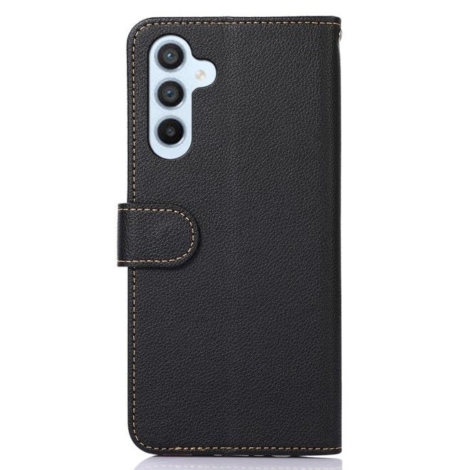 Samsung Galaxy S24 Hülle - Business Leder Bookcover Series - schwarz