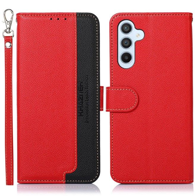 Samsung Galaxy S24 Hülle - Business Leder Bookcover Series - rot