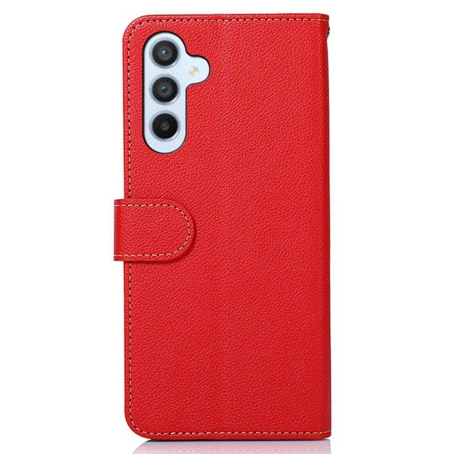 Samsung Galaxy S24 Hülle - Business Leder Bookcover Series - rot