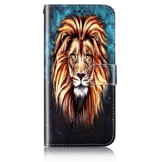 Samsung Galaxy S24+ Handy Hülle - Leder Bookcover Image Series - Löwe