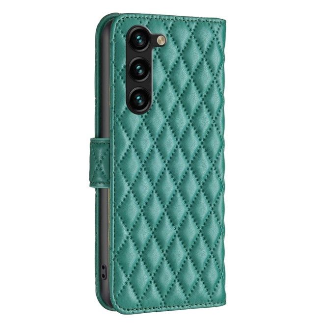 Samsung Galaxy S24+ Hülle - Trendy Leder Bookcover Series - grün