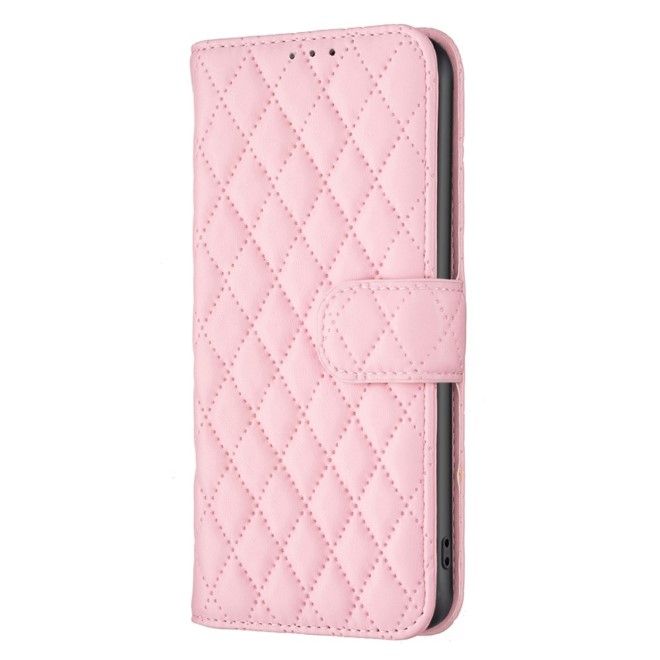 Samsung Galaxy S24 Hülle - Trendy Leder Bookcover Series - rosa