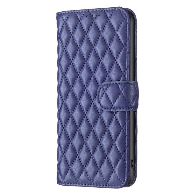 Samsung Galaxy S24 Hülle - Trendy Leder Bookcover Series - blau