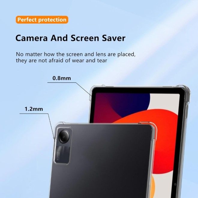 Xiaomi Redmi Pad SE Tablet Hülle - Softcase TPU Series - transparent