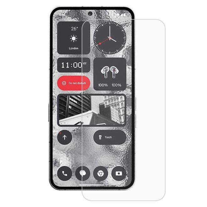 Nothing Phone (2) Protective Glass Screen Protector - Tempered Glass - 0.3mm thick - transparent