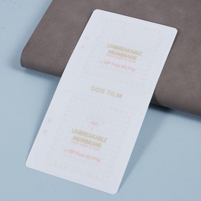 Oppo Find N3 Flip 5G Schutzfolie Displayschutz - Vorder- und Rückseite - transparent