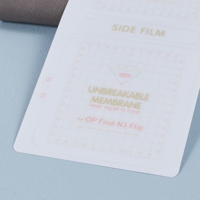 Oppo Find N3 Flip 5G Schutzfolie Displayschutz - Vorder- und Rückseite - transparent