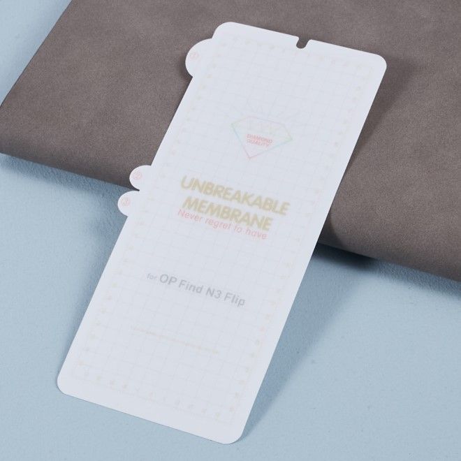 Oppo Find N3 Flip 5G Schutzfolie Displayschutz - Vorder- und Rückseite - transparent
