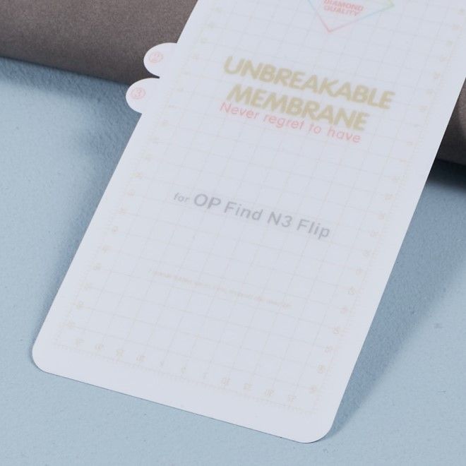 Oppo Find N3 Flip 5G Schutzfolie Displayschutz - Vorder- und Rückseite - transparent