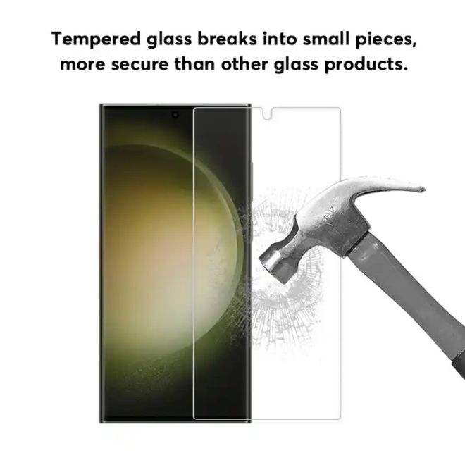 Samsung Galaxy S24 Ultra Schutzglas Displayschutz - 9H Panzer Glas, 0.3mm - transparent