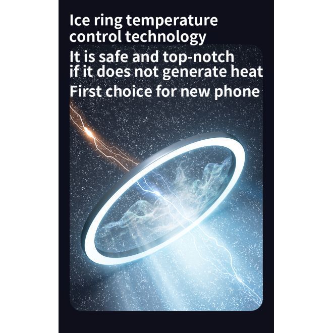 Kingxbar - iPhone 15 Pro MagSafe Schutzhülle - Ice Crystal Series - blau