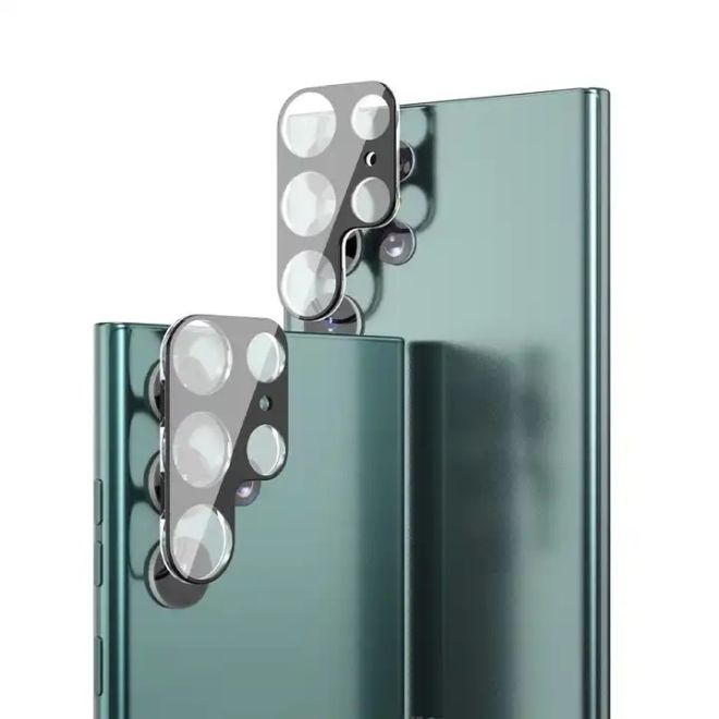 Samsung Galaxy S24 Ultra Kamera Vollschutz Panzerglas (1 Stk.) - 9H Panzer Glas, 0.3mm Kameraschutz - transparent