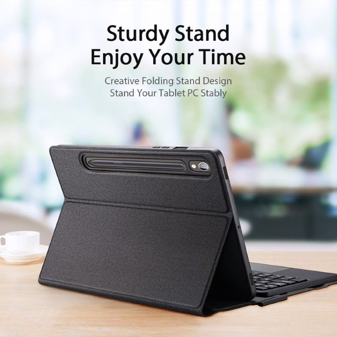 Dux Ducis - Samsung Galaxy Tab S9 FE (X510/X516B) / Galaxy Tab S9 (X710/X716B) Tastatur Hülle - Keyboard Case - TK Series - schwarz