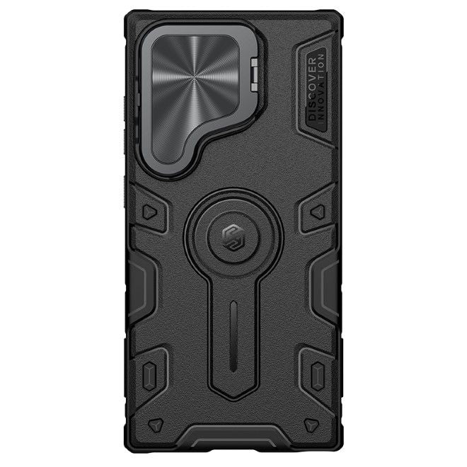 Nillkin - Samsung Galaxy S24 Ultra Hülle - Robustes Hardcase - CamShield Armor Prop Series - schwarz