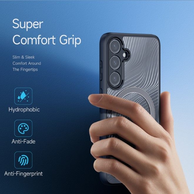 Dux Ducis - Samsung Galaxy S24+ Hülle - Hardcase - MagSafe - Aimo Mag Series - schwarz