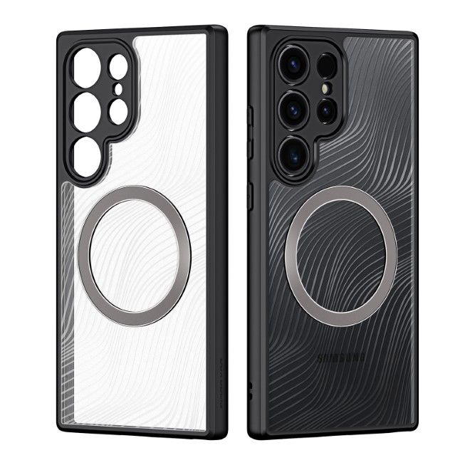 Dux Ducis - Samsung Galaxy S24 Ultra Hülle - Hardcase - MagSafe - Aimo Mag Series - schwarz