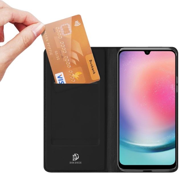 Dux Ducis - Samsung Galaxy A25 5G Hülle - Handy Bookcover - Skin Pro Series - schwarz