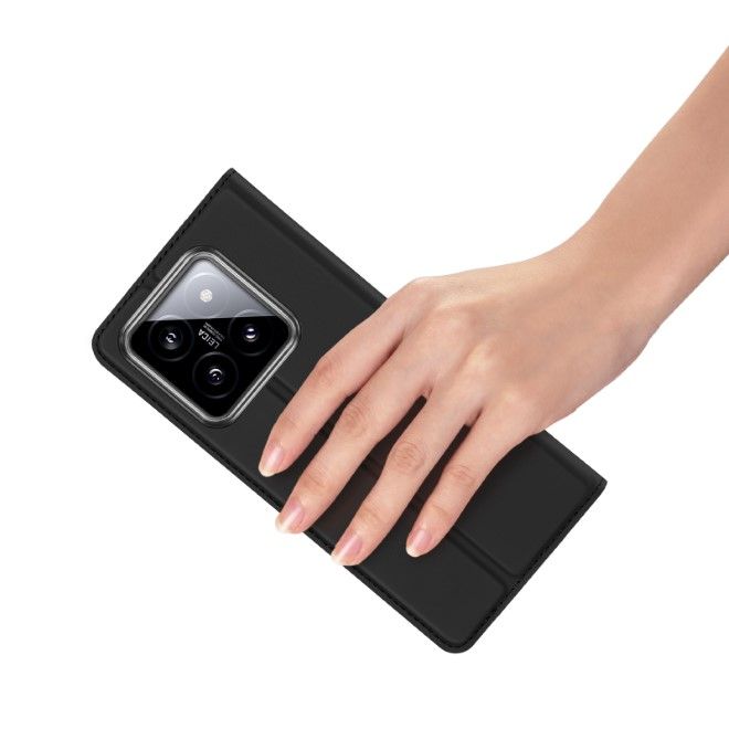 Dux Ducis - Xiaomi 14 Hülle - Handy Bookcover - Skin Pro Series - schwarz