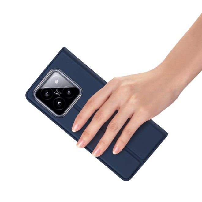 Dux Ducis - Xiaomi 14 Hülle - Handy Bookcover - Skin Pro Series - blau