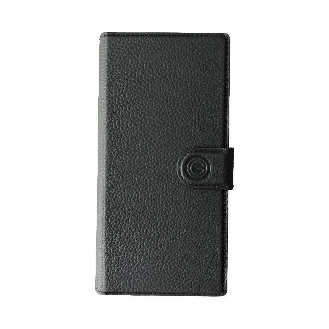 Mike Galeli - Samsung Galaxy S24 Ultra Hülle - Echtleder Bookcover - Joss - schwarz