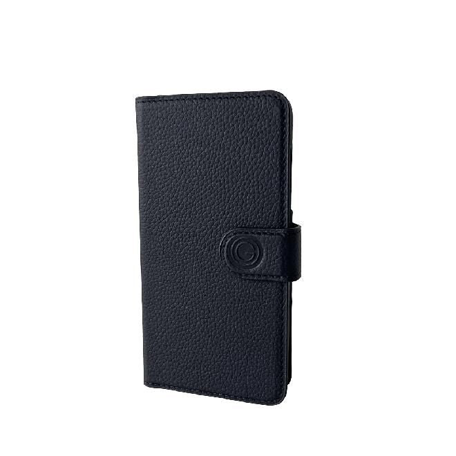 Mike Galeli - Samsung Galaxy S24+ Hülle - Echtleder Bookcover - Joss - schwarz