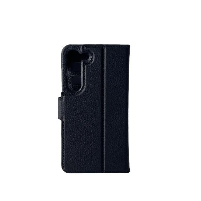 Mike Galeli - Samsung Galaxy S24+ Hülle - Echtleder Bookcover - Joss - schwarz