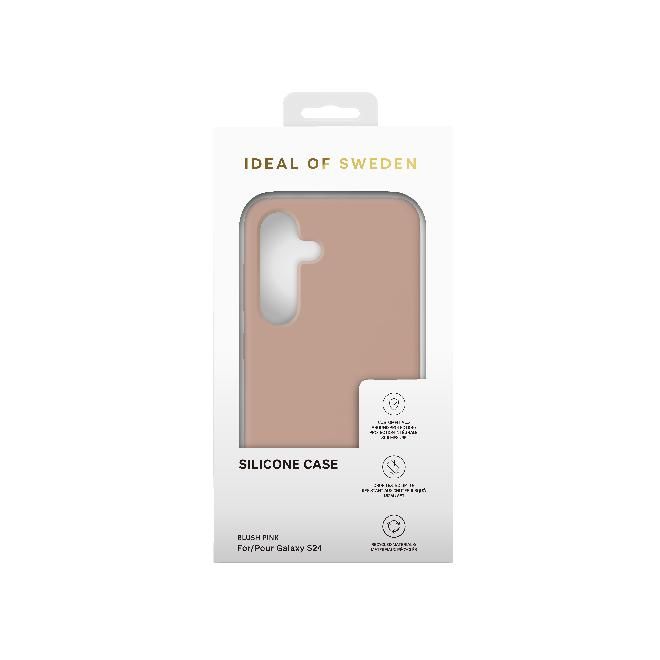iDeal of Sweden - Samsung Galaxy S24 Hülle - Designer Silicone Cover - Blush Pink