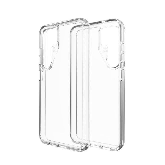 ZAGG - Samsung Galaxy S24 Hülle - Robustes Hardcase - 4m sturzsicher - Crystal Palace Series - transparent