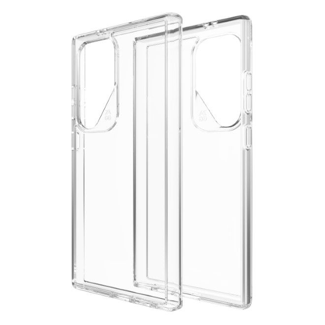 ZAGG - Samsung Galaxy S24 Ultra Hülle - Robustes Hardcase - 4m sturzsicher - Crystal Palace Series - transparent