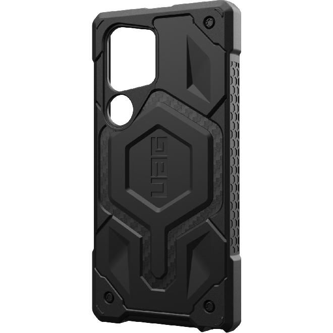 UAG - Samsung Galaxy S24 Ultra Hülle - Robustes Backcover - Monarch Case - carbon fiber