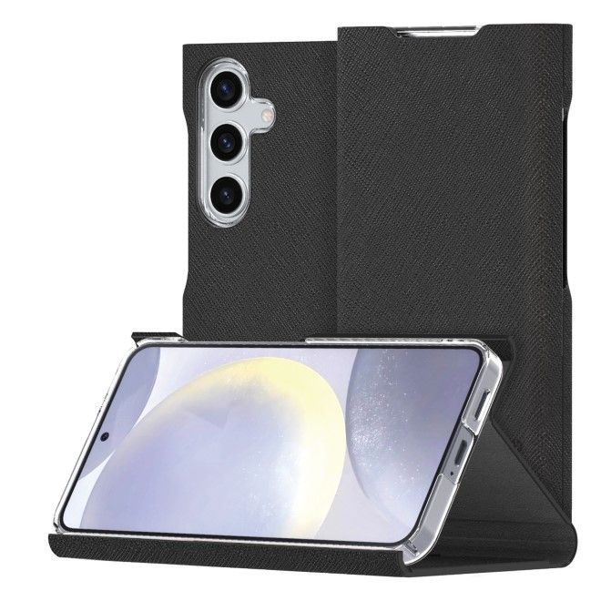 Araree - Samsung Galaxy S24 Hülle - Case mit Stand Funktion - Bonnet Diary Series - Made in Korea - schwarz