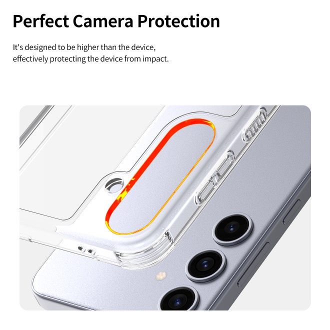Araree - Samsung Galaxy S24+ Hülle - Case aus TPU Plastik - Anti-Slip Grip - Flexield Series - Made in Korea - transparent