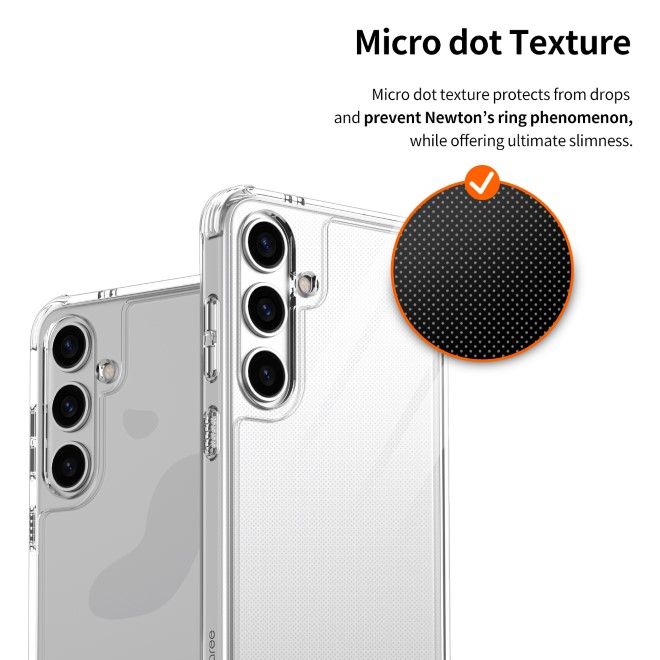 Araree - Samsung Galaxy S24+ Hülle - Case aus TPU Plastik - Anti-Slip Grip - Flexield Series - Made in Korea - transparent