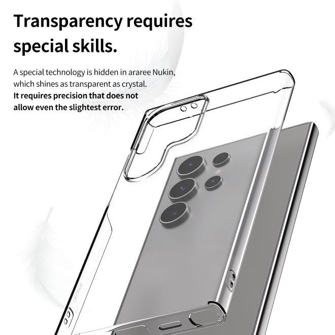 Araree - Samsung Galaxy S24 Ultra Schutzhülle Hardcase - Nukin Series - Made in Korea - transparent