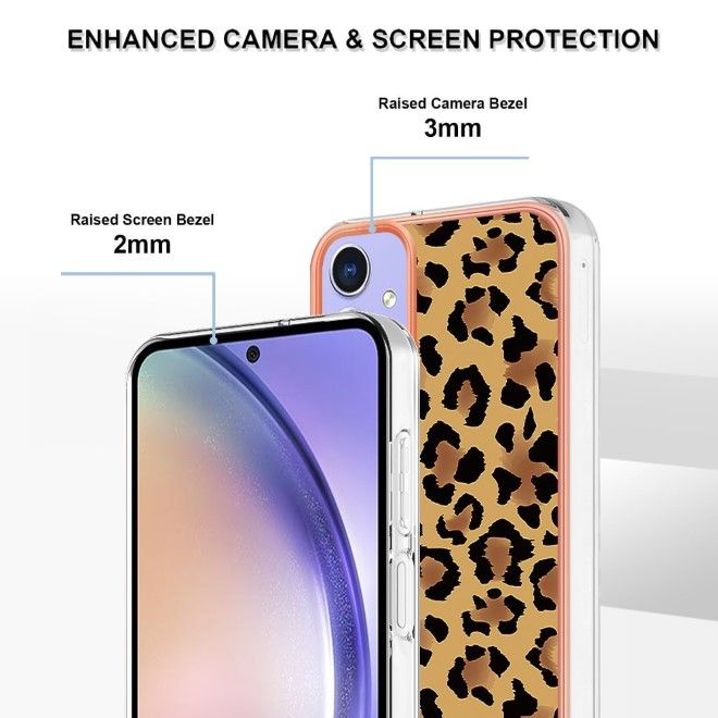 Samsung Galaxy A15 5G / 4G Handyhülle - Softcase IMD Image TPU Series - Leopard