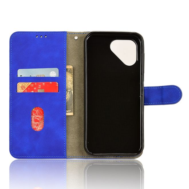 Fairphone 5 Handy Hülle - Classic II Leder Bookcover Series - blau