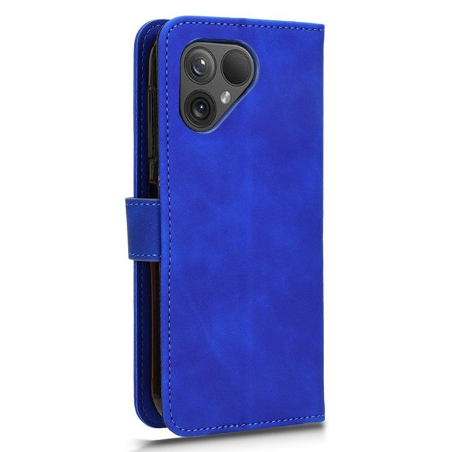 Fairphone 5 Handy Hülle - Classic II Leder Bookcover Series - blau