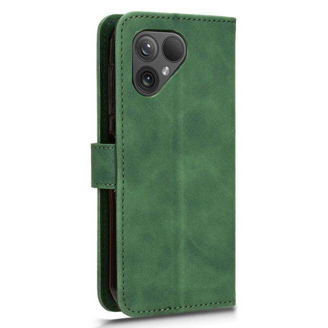 Fairphone 5 Handy Hülle - Classic II Leder Bookcover Series - grün