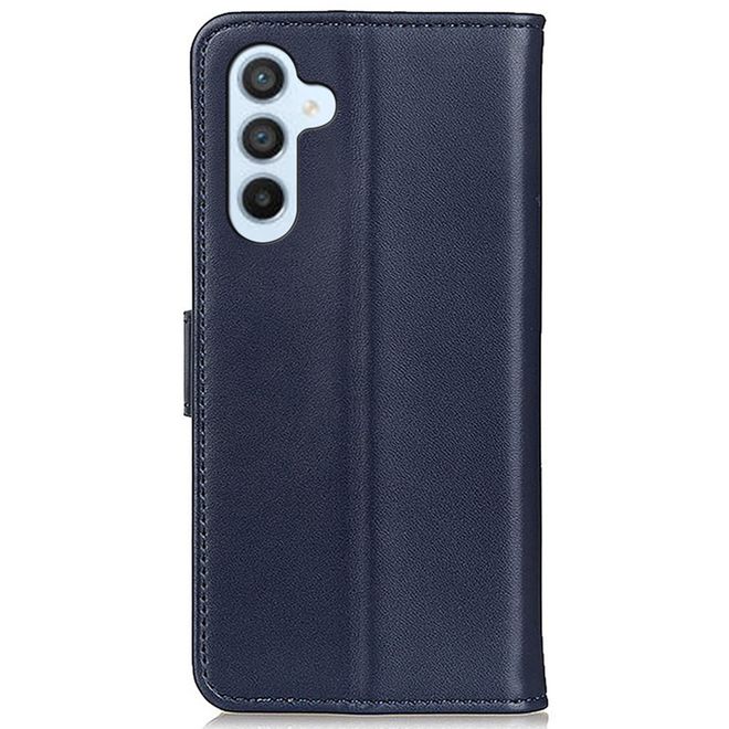 Samsung Galaxy A15 5G / 4G Handy Hülle - Classic II Leder Bookcover Series - blau