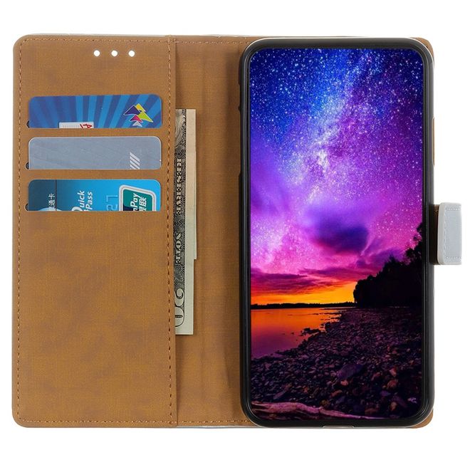 Samsung Galaxy A15 5G / 4G Handy Hülle - Classic II Leder Bookcover Series - purpur