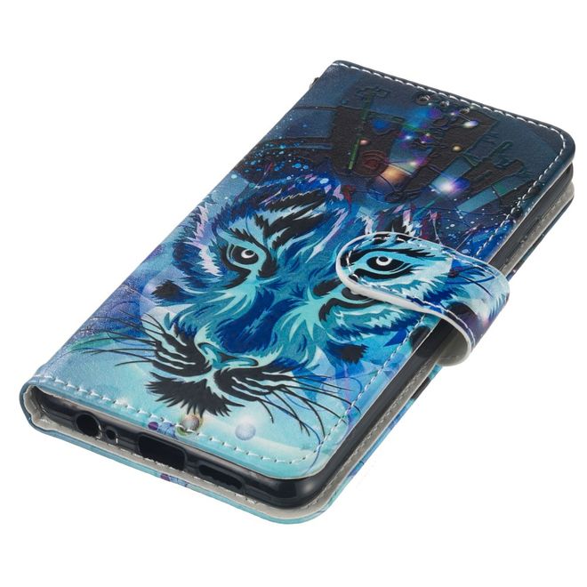 Samsung Galaxy A15 5G / 4G Handy Hülle - Leder Bookcover Image Series - Wolf