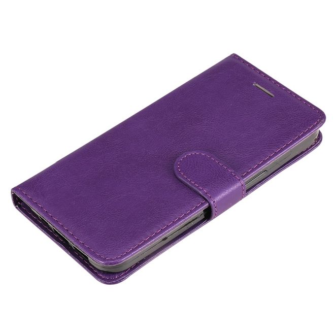 Oppo A58 4G Handy Hülle - Classic II Leder Bookcover Series - purpur