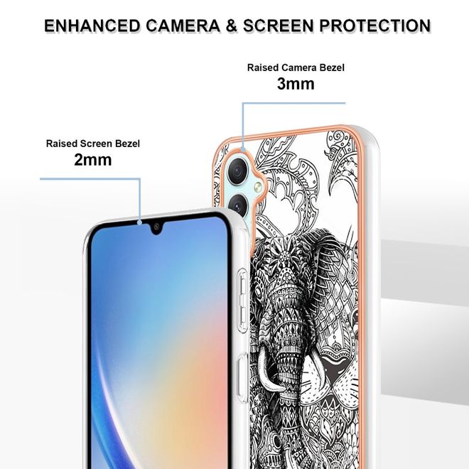 Samsung Galaxy A25 5G Handyhülle - Softcase IMD Image TPU Series - Totem Elefant