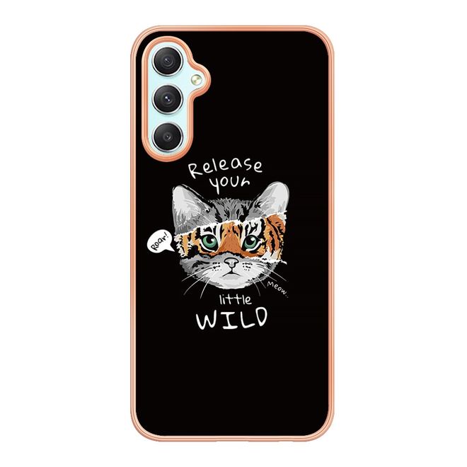 Samsung Galaxy A25 5G Handyhülle - Softcase IMD Image TPU Series - Katze und Tiger