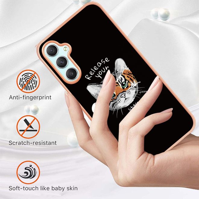Samsung Galaxy A25 5G Handyhülle - Softcase IMD Image TPU Series - Katze und Tiger