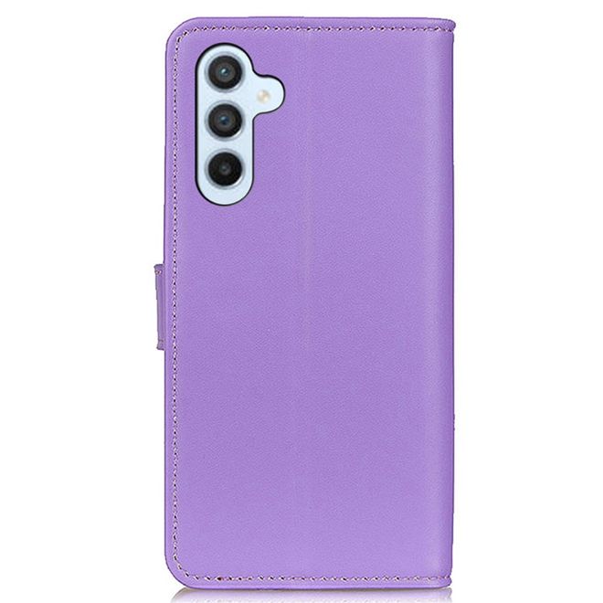 Samsung Galaxy A25 5G Handy Hülle - Classic II Leder Bookcover Series - purpur