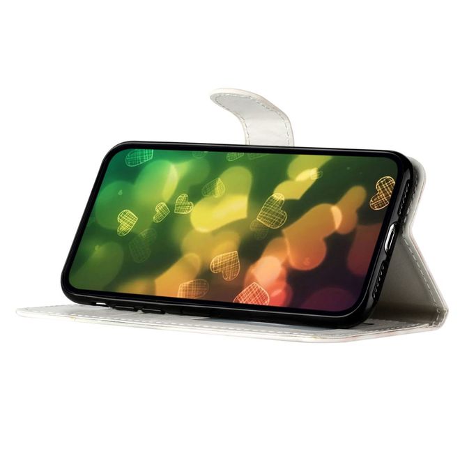 Samsung Galaxy A35 5G Handy Hülle - Leder Bookcover Image Series - blauer Schmetterling